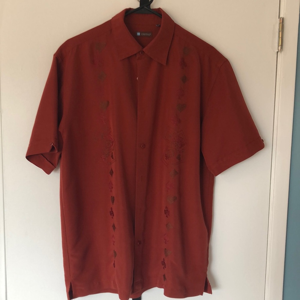Men’s short sleeve dress shirt